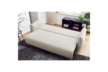 Puffin Sovesofa 3-seter - Kremhvit - Møbler - Sofaer - Sovesofaer - 3 seters sovesofa