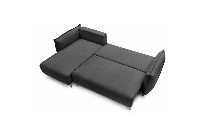Puffin Sovesofa med divan 3-seter - Antrasitt - Møbler - Sofaer - Sovesofaer - Sovesofa divan