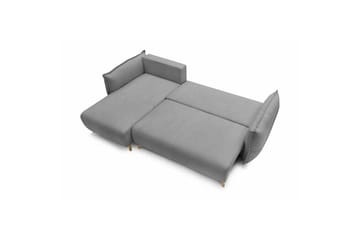 Puffin Sovesofa med divan 3-seter - Grå - Møbler - Sofaer - Sovesofaer - Sovesofa divan