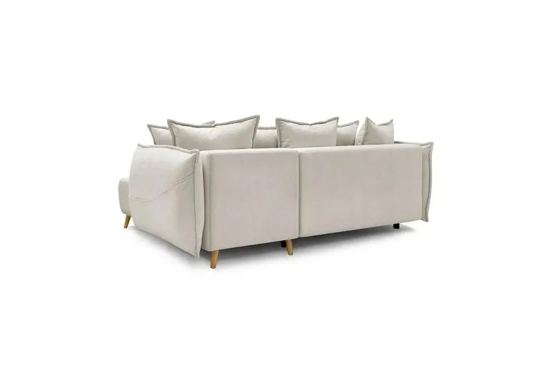 Puffin Sovesofa med divan 3-seter - Kremhvit - Møbler - Sofaer - Sovesofaer - Sovesofa divan