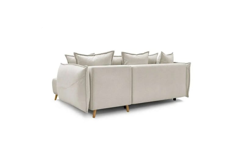 Puffin Sovesofa med divan 3-seter - Kremhvit - Møbler - Sofaer - Sovesofaer - Sovesofa divan