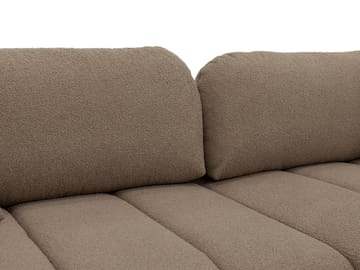 Quarlos 3-seters Sovesofa med Divan Venstre og Oppbevaring - Grå - Møbler - Sofaer - Sovesofaer - Hjørnesovesofa