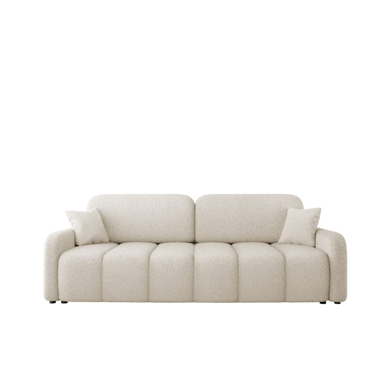 Quarlos 3-seters Sovesofa med Oppbevaring, Beige