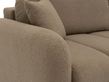 Quarlos 3-seters Sovesofa med Oppbevaring - Brun - Møbler - Sofaer - Sovesofaer - 3 seters sovesofa