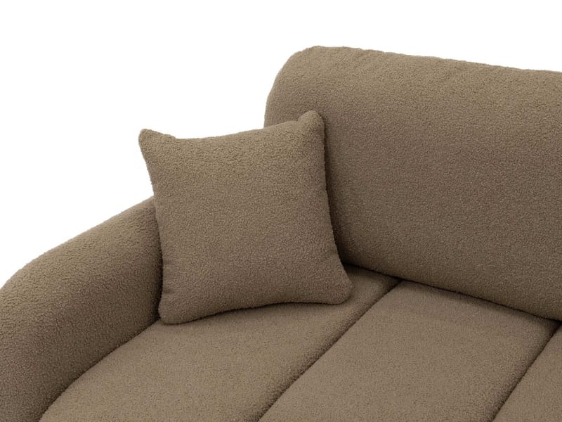 Quarlos 3-seters Sovesofa med Oppbevaring - Brun - Møbler - Sofaer - Sovesofaer - 3 seters sovesofa