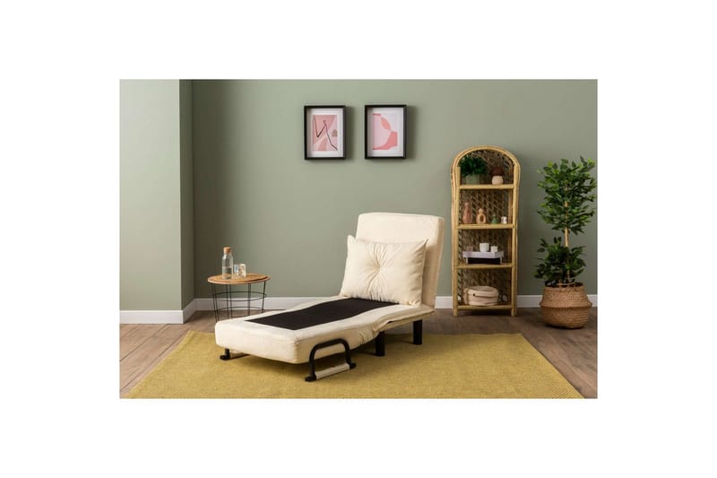 Quorin Sovelenestol - Krem - Møbler - Sofaer - Sovesofaer - Forovervendt sovesofa