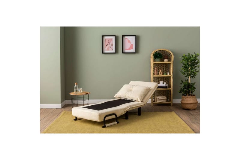 Quorin Sovelenestol - Krem - Møbler - Sofaer - Sovesofaer - Forovervendt sovesofa