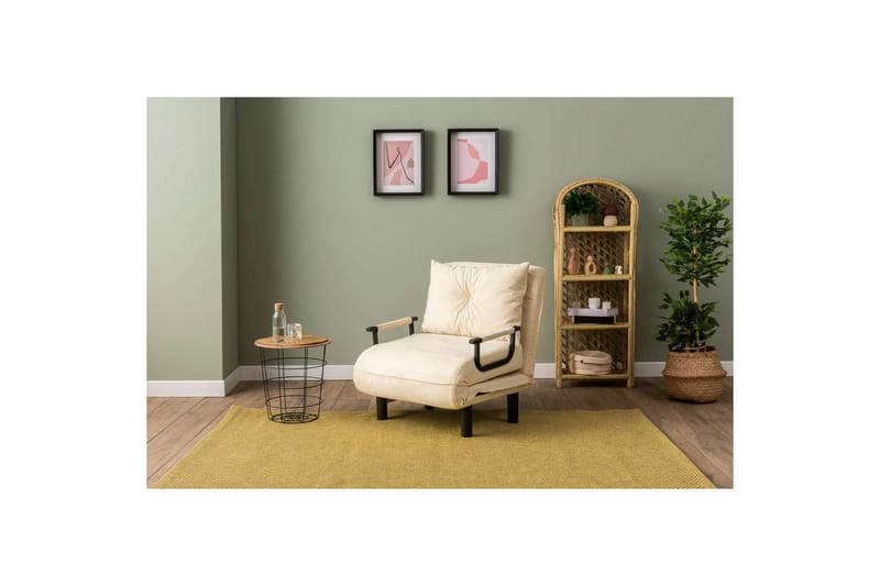Quorin Sovelenestol - Krem - Møbler - Sofaer - Sovesofaer - Forovervendt sovesofa
