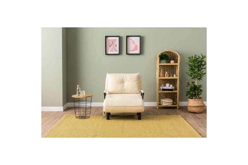 Quorin Sovelenestol - Krem - Møbler - Sofaer - Sovesofaer - Forovervendt sovesofa