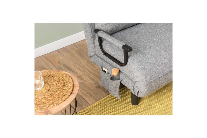 Quorin Sovelenestol - Lysegrå - Møbler - Sofaer - Sovesofaer - Forovervendt sovesofa