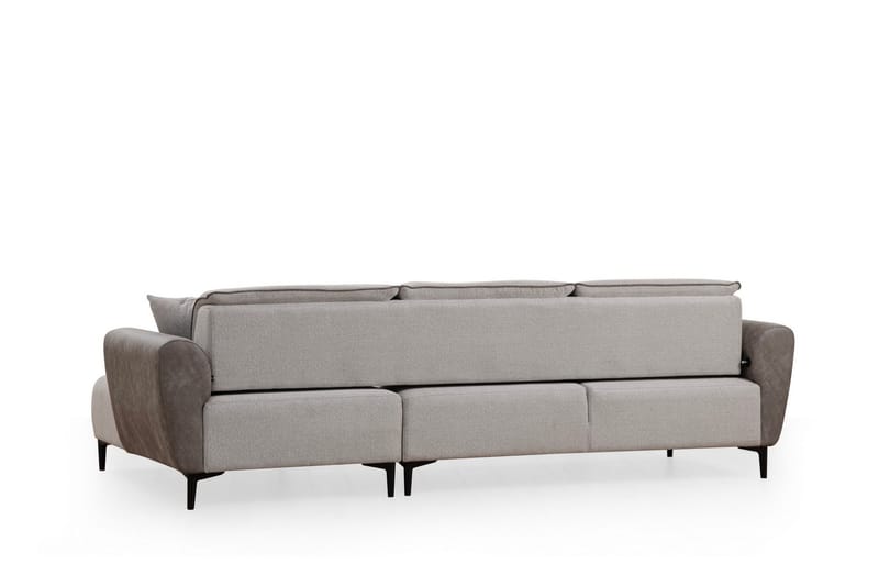 Rebelo Sovesofa med divan - Grå - Møbler - Sofaer - Sovesofaer - Sovesofa divan