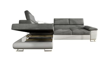 Reginia 4-sits Hörnbäddsoffa NO_BRAND Light green - Møbler - Sofaer - Sovesofaer - Langsgående sovesofa