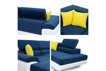 Reginia Sovesofa Med Divan Og Sjeselong 4-Seter - Grønn - Møbler - Sofaer - Sovesofaer - Sovesofa divan