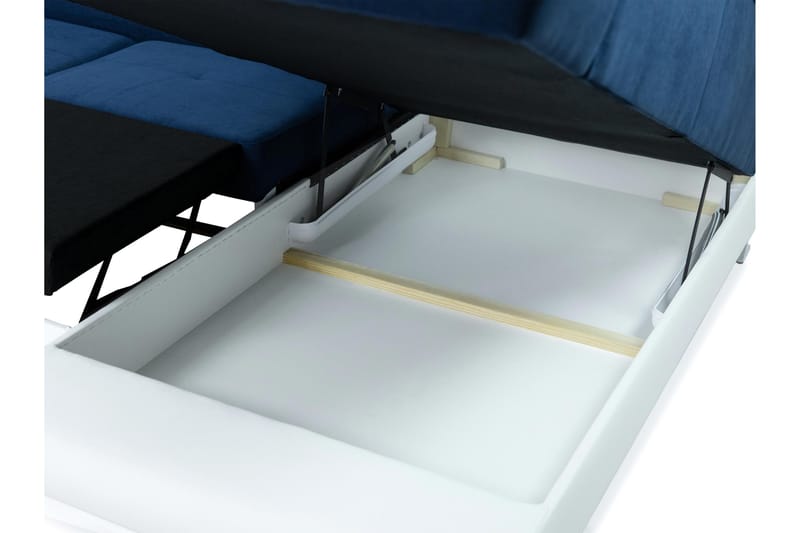 Reginia Sovesofa Med Divan Og Sjeselong 4-Seter - Grønn - Møbler - Sofaer - Sovesofaer - Sovesofa divan