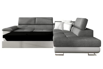 Reginia U-Sovesofa - Hvit / Grå - Møbler - Sofaer - Skinnsofaer