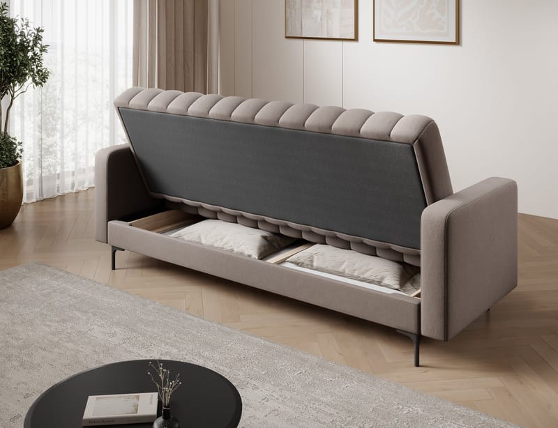 Roneyy 3-seters sovesofa med oppbevaring - Sola 18 - Møbler - Sofaer - Sovesofaer - 3 seters sovesofa