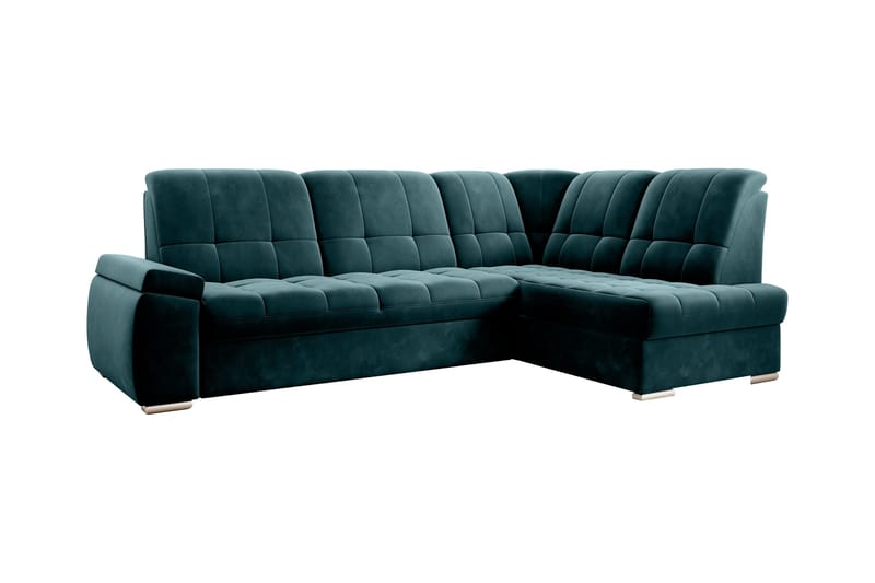 Sajana Sovesofa m. Sjeselong 3-seter - Mørkegrønn - Møbler - Sofaer - Sovesofaer - Langsgående sovesofa