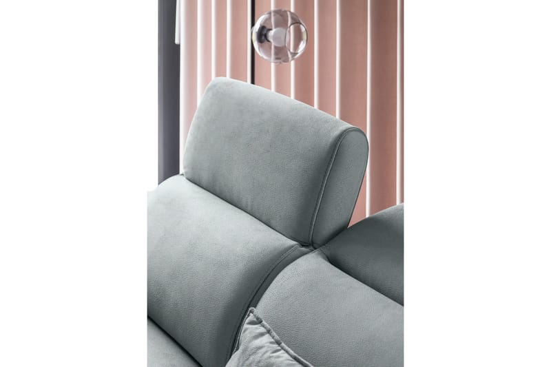 Sajda Sovesofa m. Sjeselong 3-seter - Blå - Møbler - Sofaer - Sovesofaer - Langsgående sovesofa