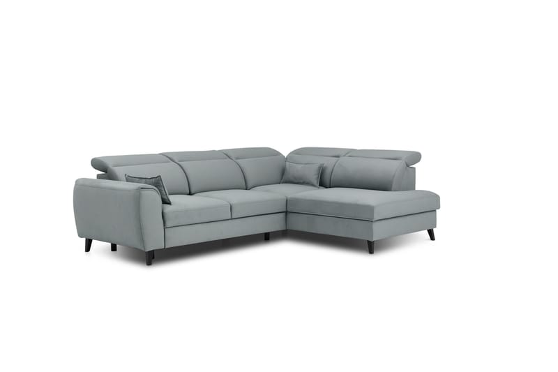 Sajda Sovesofa m. Sjeselong 3-seter - Blå - Møbler - Sofaer - Sovesofaer - Langsgående sovesofa