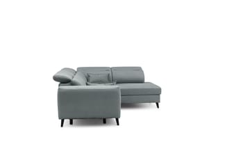 Sajda Sovesofa m. Sjeselong 3-seter - Blå - Møbler - Sofaer - Sovesofaer - Langsgående sovesofa