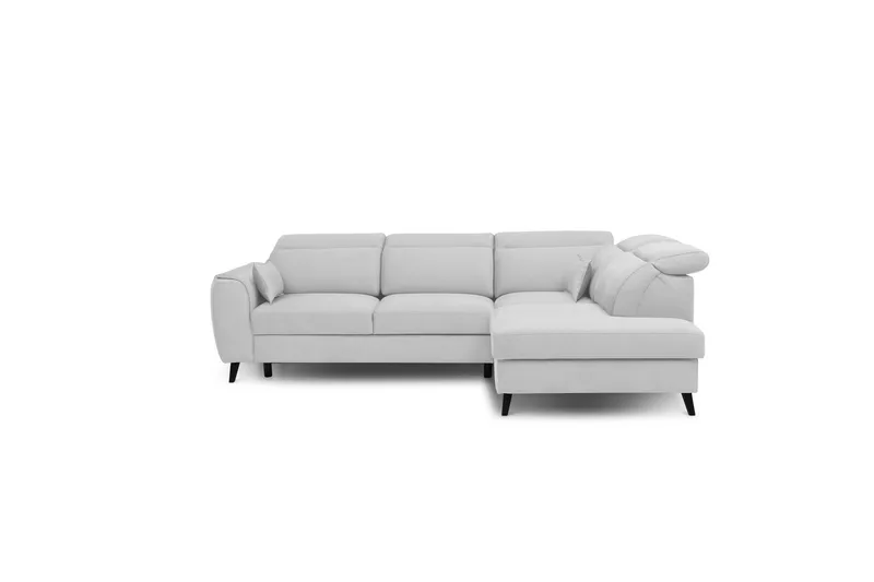Sajda Sovesofa m. Sjeselong 3-seter - Grå - Møbler - Sofaer - Sovesofaer - Langsgående sovesofa