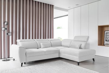 Sajda Sovesofa m. Sjeselong 3-seter - Grå - Møbler - Sofaer - Sovesofaer - Langsgående sovesofa