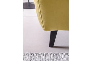 Sajda Sovesofa m. Sjeselong 3-seter - Gul - Møbler - Sofaer - Sovesofaer - Langsgående sovesofa