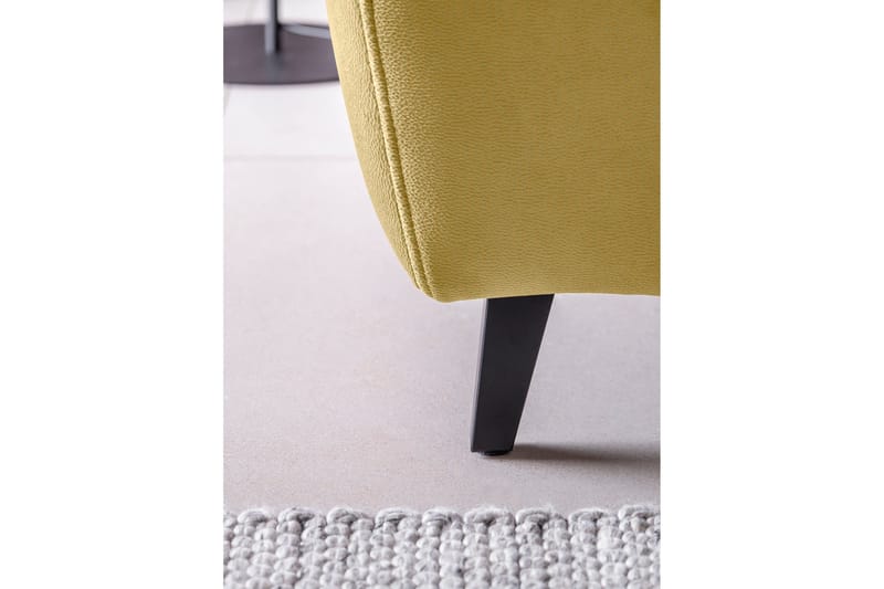 Sajda Sovesofa m. Sjeselong 3-seter - Gul - Møbler - Sofaer - Sovesofaer - Langsgående sovesofa