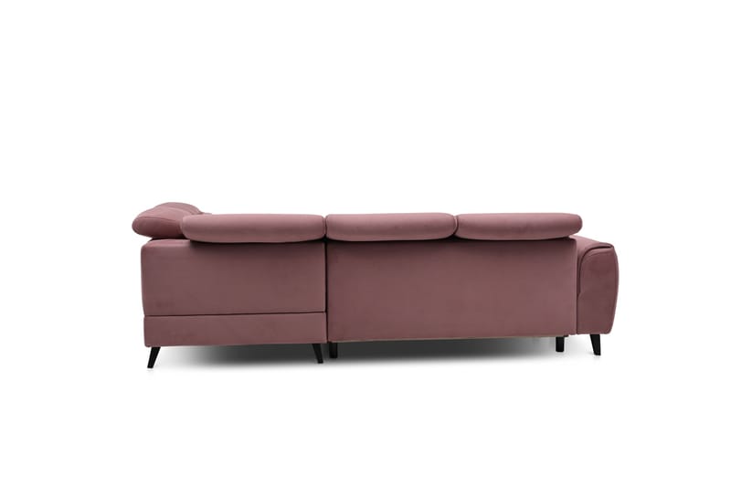 Sajda Sovesofa m. Sjeselong 3-seter - Rosa - Møbler - Sofaer - Sovesofaer - Langsgående sovesofa