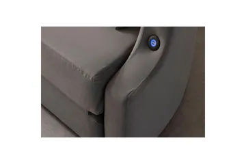 Salrican Sovesofa 3-seter - Grå - Møbler - Sofaer - Sovesofaer - 3 seters sovesofa