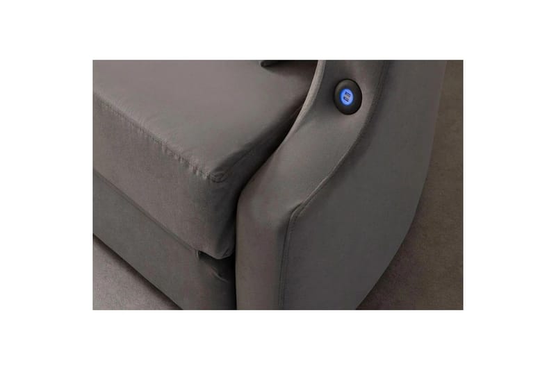 Salrican Sovesofa 3-seter - Grå - Møbler - Sofaer - Sovesofaer - 3 seters sovesofa