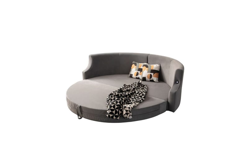 Salrican Sovesofa 3-seter - Grå - Møbler - Sofaer - Sovesofaer - 3 seters sovesofa