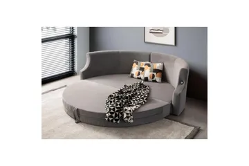 Salrican Sovesofa 3-seter - Grå - Møbler - Sofaer - Sovesofaer - 3 seters sovesofa