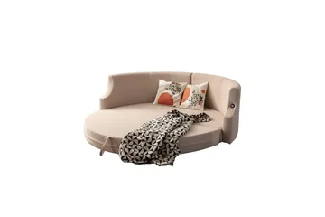 Salrican Sovesofa 3-seter - Kremhvit - Møbler - Sofaer - Sovesofaer - 3 seters sovesofa