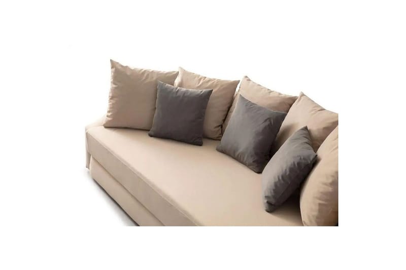 Salrican Sovesofa 3-seter - Kremhvit - Møbler - Sofaer - Sovesofaer - 3 seters sovesofa