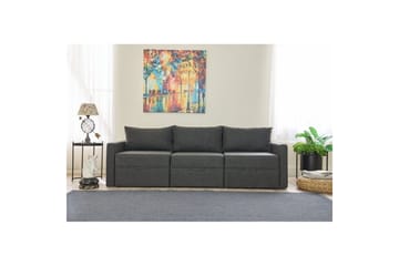 Savra Sovesofa 3-sits - Antrasitt - Møbler - Sofaer - Sovesofaer - Sovesofa divan