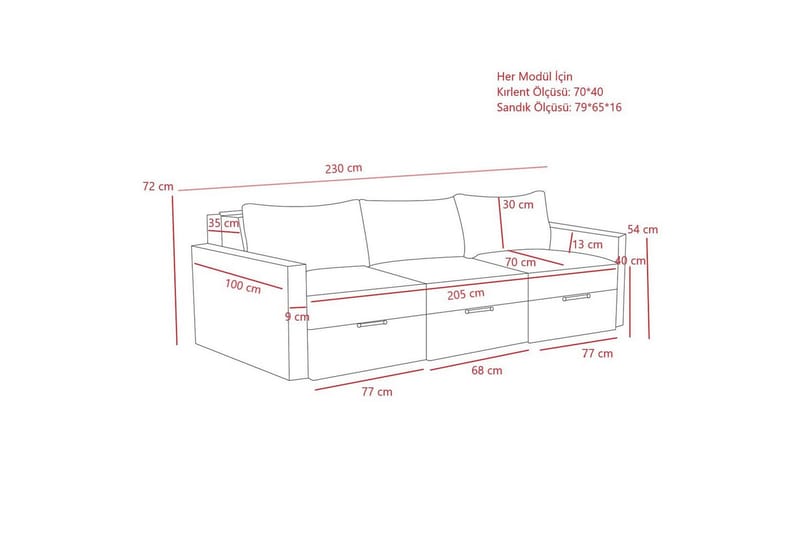Savra Sovesofa 3-sits - Brun - Møbler - Sofaer - Sovesofaer - Sovesofa divan
