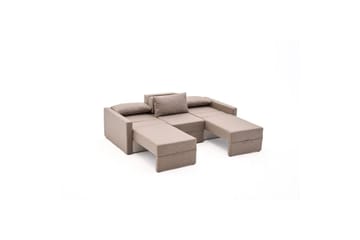 Savra Sovesofa 3-sits - Brun - Møbler - Sofaer - Sovesofaer - 3 seters sovesofa
