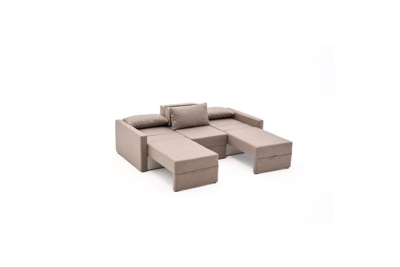Savra Sovesofa 3-sits - Brun - Møbler - Sofaer - Sovesofaer - 3 seters sovesofa