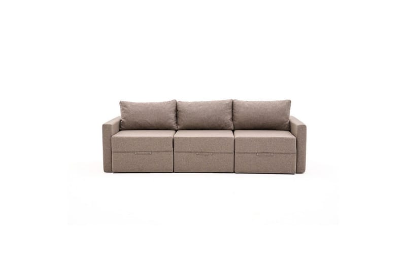 Savra Sovesofa 3-sits - Brun - Møbler - Sofaer - Sovesofaer - 3 seters sovesofa