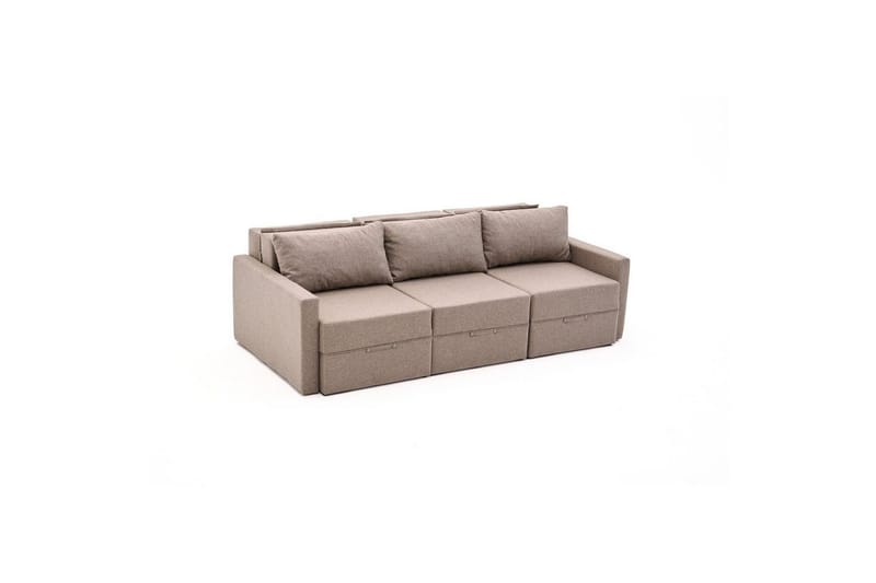 Savra Sovesofa 3-sits, Brun