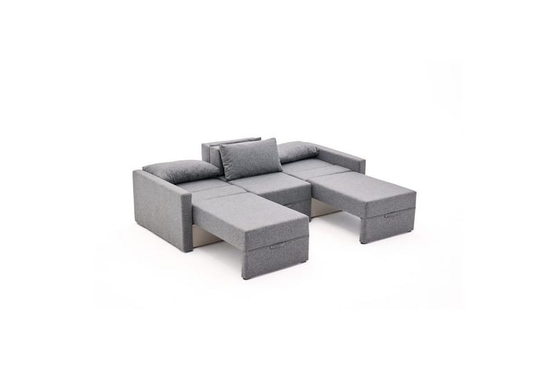 Savra Sovesofa 3-sits - Grå - Møbler - Sofaer - Sovesofaer - Sovesofa divan