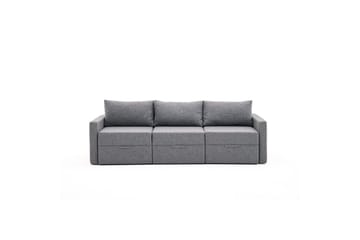 Savra Sovesofa 3-sits - Grå - Møbler - Sofaer - Sovesofaer - Sovesofa divan