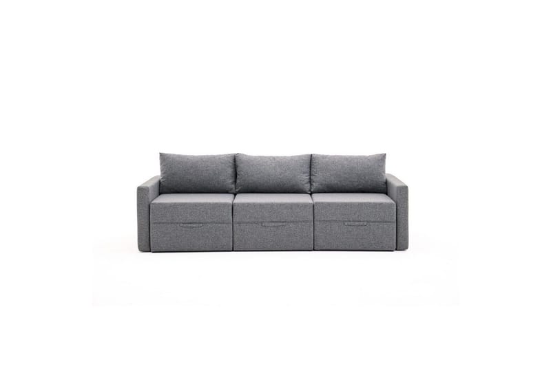 Savra Sovesofa 3-sits - Grå - Møbler - Sofaer - Sovesofaer - Sovesofa divan