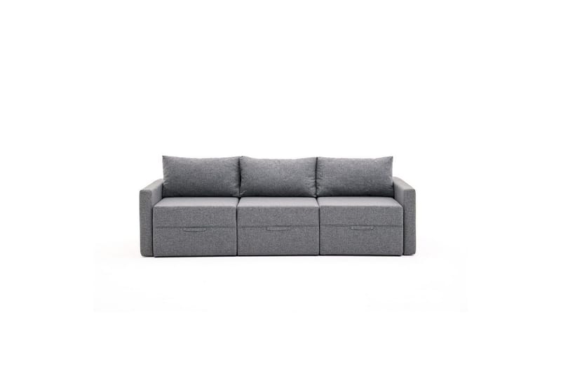 Savra Sovesofa 3-sits - Grå - Møbler - Sofaer - Sovesofaer - Sovesofa divan