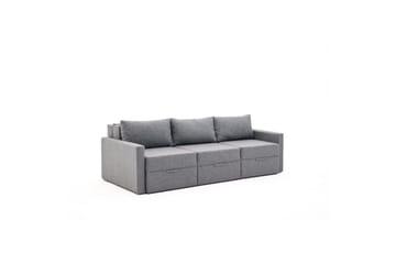 Savra Sovesofa 3-sits - Grå - Møbler - Sofaer - Sovesofaer - Sovesofa divan