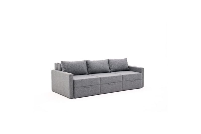 Savra Sovesofa 3-sits - Grå - Møbler - Sofaer - Sovesofaer - Sovesofa divan