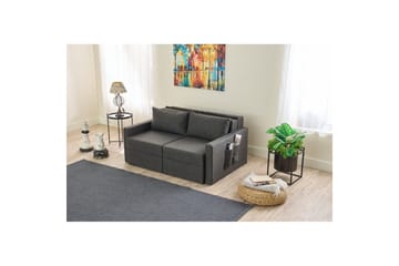 Savra Sovesofa med Divan 2-sits - Antrasitt - Møbler - Sofaer - Sovesofaer - Sovesofa divan