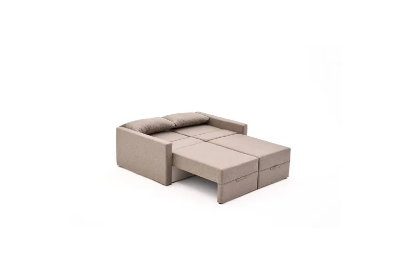 Savra Sovesofa med Divan 2-sits - Brun - Møbler - Sofaer - Sovesofaer - 2 seters sovesofa