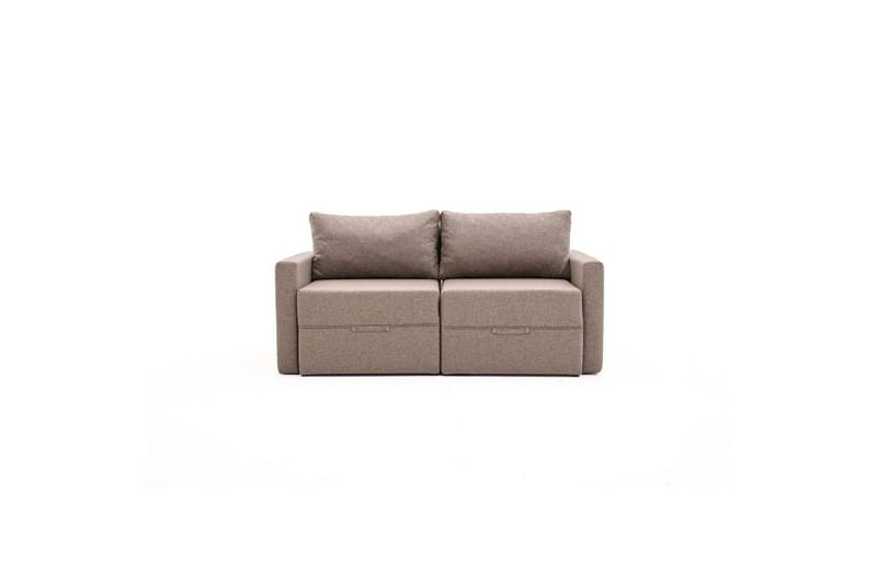 Savra Sovesofa med Divan 2-sits - Brun - Møbler - Sofaer - Sovesofaer - Sovesofa divan